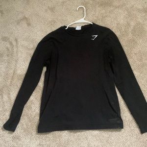 black gymshark long sleeve